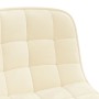 Swivel dining chairs 2 pcs cream velvet by vidaXL, dining chairs - Ref: Foro24-334074, Price: 77,99 €, Discount: %