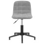 2pcs Light Gray Velvet Swivel Dining Chairs by vidaXL, dining chairs - Ref: Foro24-334075, Price: 88,99 €, Discount: %