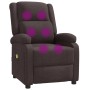 Dark brown fabric massage chair by vidaXL, Electric massage chairs - Ref: Foro24-342431, Price: 254,87 €, Discount: %