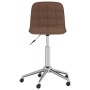 Brown fabric swivel dining chair by vidaXL, dining chairs - Ref: Foro24-334086, Price: 56,02 €, Discount: %