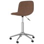 Brown fabric swivel dining chair by vidaXL, dining chairs - Ref: Foro24-334086, Price: 56,02 €, Discount: %