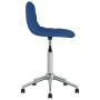 Blue fabric swivel dining chair by vidaXL, dining chairs - Ref: Foro24-334087, Price: 57,02 €, Discount: %