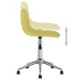 Silla de comedor giratoria tela verde de vidaXL, Sillas de comedor - Ref: Foro24-334088, Precio: 56,99 €, Descuento: %