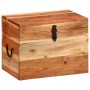 Caja de almacenaje madera maciza de acacia 39x28x31 cm de vidaXL, Baúles de almacenamiento - Ref: Foro24-338482, Precio: 72,3...