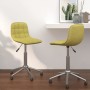 Swivel dining chairs 2 units green fabric by vidaXL, dining chairs - Ref: Foro24-334098, Price: 69,21 €, Discount: %