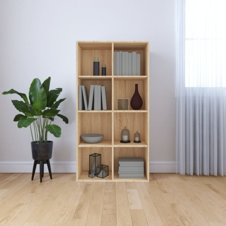 Oak plywood shelving/sideboard 66x30x97.8 cm by vidaXL, Bookcases and shelves - Ref: Foro24-800156, Price: 82,35 €, Discount: %