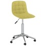 Swivel dining chairs 2 units green fabric by vidaXL, dining chairs - Ref: Foro24-334098, Price: 69,21 €, Discount: %