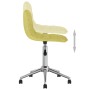 Swivel dining chairs 2 units green fabric by vidaXL, dining chairs - Ref: Foro24-334098, Price: 69,21 €, Discount: %