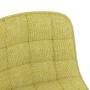 Swivel dining chairs 2 units green fabric by vidaXL, dining chairs - Ref: Foro24-334098, Price: 69,21 €, Discount: %