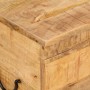 Caja de almacenaje madera maciza de mango 39x28x31 cm de vidaXL, Baúles de almacenamiento - Ref: Foro24-338483, Precio: 80,69...