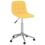 Swivel dining chairs 2 units yellow fabric by vidaXL, dining chairs - Ref: Foro24-334100, Price: 70,99 €, Discount: %