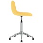 Swivel dining chairs 2 units yellow fabric by vidaXL, dining chairs - Ref: Foro24-334100, Price: 70,99 €, Discount: %