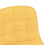 Swivel dining chairs 2 units yellow fabric by vidaXL, dining chairs - Ref: Foro24-334100, Price: 70,99 €, Discount: %