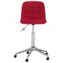 Swivel dining chairs 2 units red wine red fabric by vidaXL, dining chairs - Ref: Foro24-334101, Price: 69,84 €, Discount: %