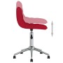 Swivel dining chairs 2 units red wine red fabric by vidaXL, dining chairs - Ref: Foro24-334101, Price: 69,84 €, Discount: %