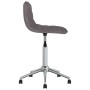 Swivel dining chairs 2 units taupe gray fabric by vidaXL, dining chairs - Ref: Foro24-334102, Price: 78,99 €, Discount: %