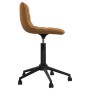 Brown Velvet Swivel Dining Chair by vidaXL, dining chairs - Ref: Foro24-334104, Price: 57,96 €, Discount: %