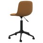 Brown Velvet Swivel Dining Chair by vidaXL, dining chairs - Ref: Foro24-334104, Price: 57,96 €, Discount: %