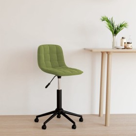 Silla de comedor giratoria de terciopelo verde claro de vidaXL, Sillas de comedor - Ref: Foro24-334108, Precio: 58,99 €, Desc...