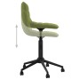 Light Green Velvet Swivel Dining Chair by vidaXL, dining chairs - Ref: Foro24-334108, Price: 58,77 €, Discount: %