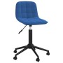 Blue Velvet Swivel Dining Chair by vidaXL, dining chairs - Ref: Foro24-334110, Price: 58,77 €, Discount: %