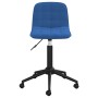 Blue Velvet Swivel Dining Chair by vidaXL, dining chairs - Ref: Foro24-334110, Price: 58,77 €, Discount: %