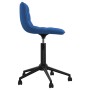 Blue Velvet Swivel Dining Chair by vidaXL, dining chairs - Ref: Foro24-334110, Price: 58,77 €, Discount: %