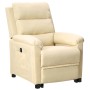 Sillón elevable tela crema de vidaXL, Sillones - Ref: Foro24-3098266, Precio: 347,62 €, Descuento: %