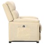 Sillón elevable tela crema de vidaXL, Sillones - Ref: Foro24-3098266, Precio: 347,62 €, Descuento: %