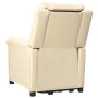 Sillón elevable tela crema de vidaXL, Sillones - Ref: Foro24-3098266, Precio: 347,62 €, Descuento: %