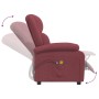 Elektrischer Massagesessel aus rotem Stoff von vidaXL, Elektrische Massagesessel - Ref: Foro24-3098362, Preis: 247,69 €, Raba...