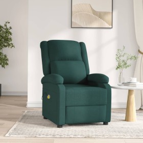 Electric massage chair dark green fabric by vidaXL, Electric massage chairs - Ref: Foro24-3098364, Price: 247,99 €, Discount: %