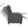 Sillón reclinable eléctrico de tela gris oscuro de vidaXL, Sillones - Ref: Foro24-3098964, Precio: 238,99 €, Descuento: %