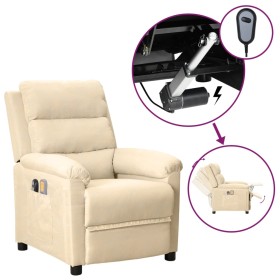 Cream fabric electric massage chair by vidaXL, Electric massage chairs - Ref: Foro24-3098984, Price: 247,99 €, Discount: %