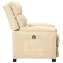 Cream Fabric Electric Recliner by vidaXL, Armchairs - Ref: Foro24-3098972, Price: 223,99 €, Discount: %