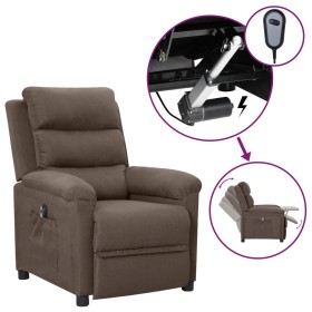 Taupe gray fabric electric recliner by vidaXL, Armchairs - Ref: Foro24-3098971, Price: 247,99 €, Discount: %