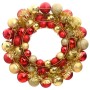 Rot-goldener Weihnachtskranz aus Styropor, 45 cm von vidaXL, Festliche Dekorationen - Ref: Foro24-356125, Preis: 38,99 €, Rab...