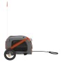 Bicycle trailer for dogs iron Oxford cloth orange gray by vidaXL, pet strollers - Ref: Foro24-93865, Price: 103,50 €, Discoun...