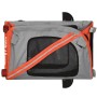 Haustier-Fahrradanhänger, Eisen-Oxford-Gewebe, Orange-Grau von vidaXL, Kinderwagen für Haustiere - Ref: Foro24-93865, Preis: ...