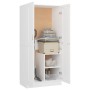 Armario de madera contrachapada blanco 82,5x51,5x180 cm de vidaXL, Armarios roperos - Ref: Foro24-803434, Precio: 163,85 €, D...