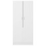 Armario de madera contrachapada blanco 82,5x51,5x180 cm de vidaXL, Armarios roperos - Ref: Foro24-803434, Precio: 163,85 €, D...