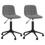 Swivel dining chairs 2 units dark gray velvet by vidaXL, dining chairs - Ref: Foro24-334118, Price: 73,99 €, Discount: %