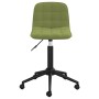 Swivel dining chairs 2 units in light green velvet by vidaXL, dining chairs - Ref: Foro24-334119, Price: 73,65 €, Discount: %