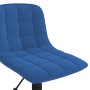 Sillas de comedor giratorias 2 uds terciopelo azul de vidaXL, Sillas de comedor - Ref: Foro24-334121, Precio: 70,34 €, Descue...