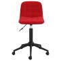 Sillas de comedor giratorias 2 uds terciopelo rojo tinto de vidaXL, Sillas de comedor - Ref: Foro24-334123, Precio: 73,11 €, ...