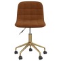 Swivel dining chairs 2 units brown velvet by vidaXL, dining chairs - Ref: Foro24-334137, Price: 79,78 €, Discount: %