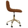 Swivel dining chairs 2 units brown velvet by vidaXL, dining chairs - Ref: Foro24-334137, Price: 79,78 €, Discount: %