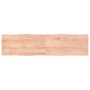 Tablero mesa madera tratada borde natural marrón 160x40x(2-4)cm de vidaXL, Tableros para mesas - Ref: Foro24-363968, Precio: ...