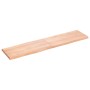 Tablero mesa madera tratada borde natural marrón 160x40x(2-4)cm de vidaXL, Tableros para mesas - Ref: Foro24-363968, Precio: ...