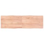 Tischplatte aus behandeltem Holz mit naturbrauner Kante, 160 x 50 x (2–4) cm von vidaXL, Tischplatten - Ref: Foro24-363970, P...